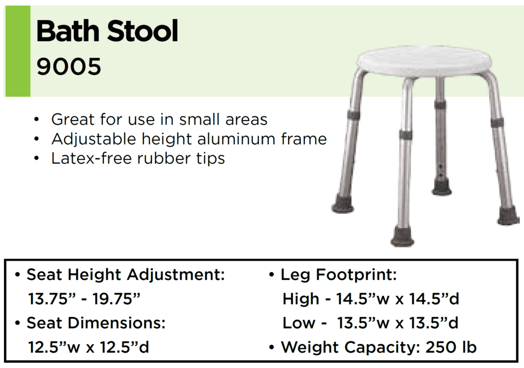 Bath Stool: Help Inc. - Everyone is relying on you. You can rely on us.