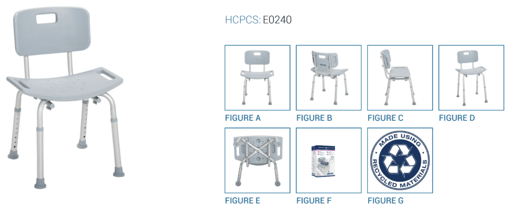 Deluxe Aluminum Bath Chair: Help Inc. - Everyone is relying on you. You can rely on us.