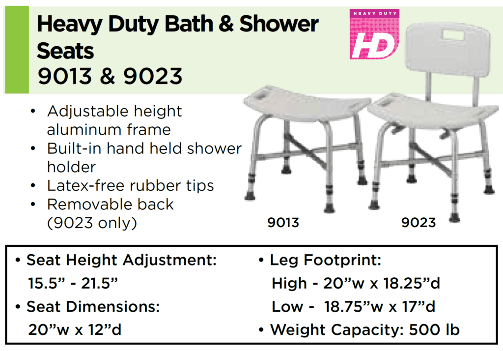 Heavy Duty Bath Shower Seats: Help Inc. - Everyone is relying on you. You can rely on us.